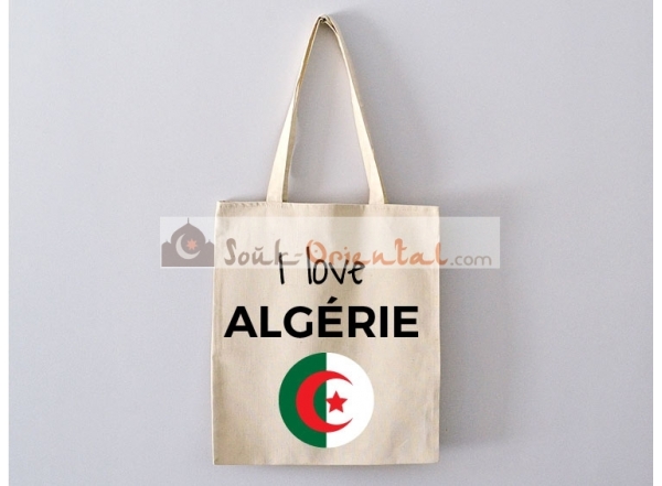 Sac Tote Bag I Love Algérie