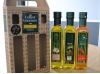 Coffret gourmet, huile d'olive extra vièrge et huile d'olive aromatisée