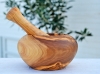 Mortier en bois d'olivier artisanal Tunisien