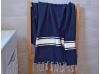 Greek Blue Fouta Towel Bath and Hammam Towel